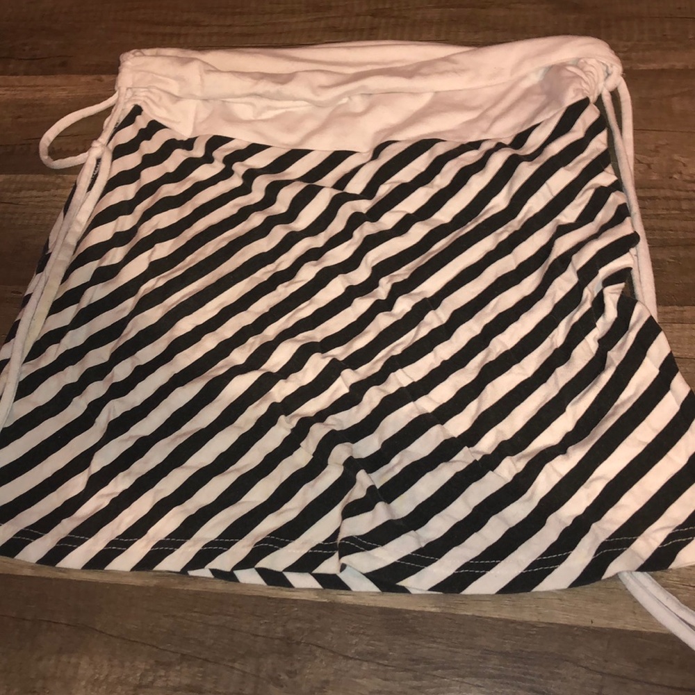 Black and white skirt